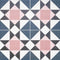 Geo Moroccan Blush Pre-Scored Wall & Floor Tile - Pack Of 7