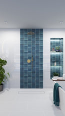 Kit Kat Mini Kingfisher Blue Mosaic Tile