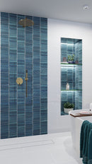 Kit Kat Mini Kingfisher Blue Mosaic Tile