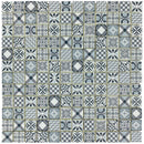 3D Sprio Self-Adhesive mosaic with an on-trend monochrome, moroccan design and encaustic matt finish