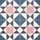 Geo Moroccan Blush Pre-Scored Wall & Floor Tile - Pack Of 7