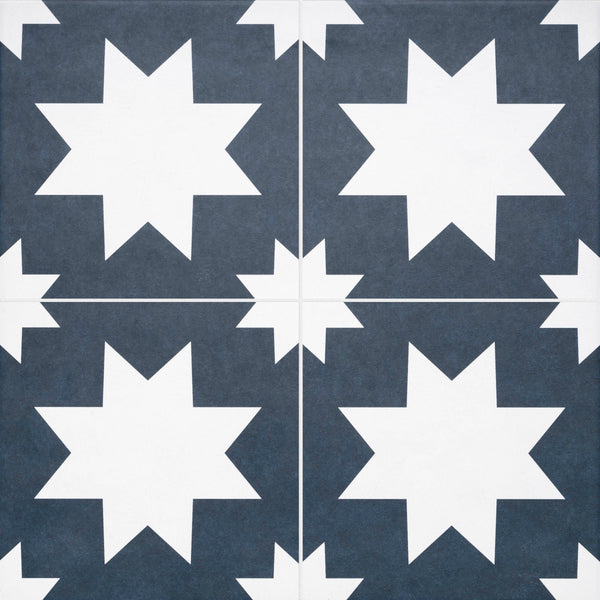 Rigel Navy Pre-Scored Wall & Floor Tile - Pack Of 7