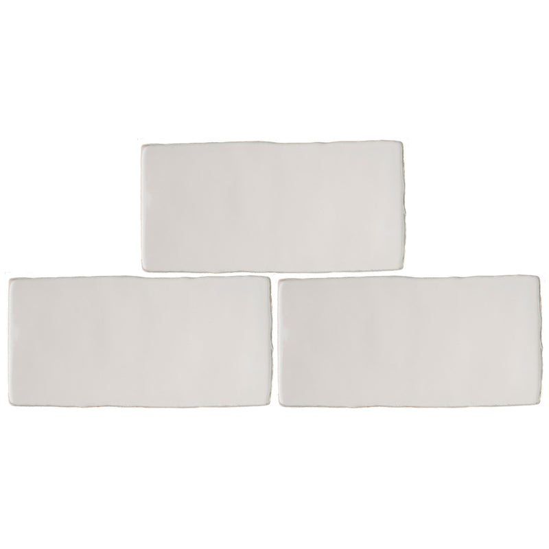Artisan Tiles in Antique White  15x7.5cm - 44 Pack (0.5 sqm)