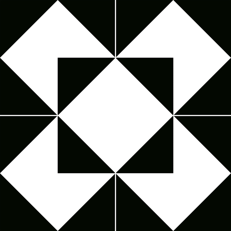 Diamond Mono Mix Wall & Floor Tile - 15 per pack