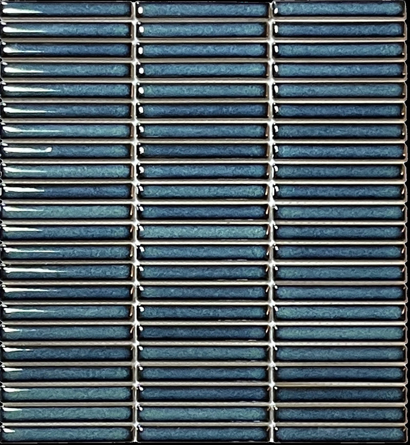 Kit Kat Mini Kingfisher Blue Mosaic Tile
