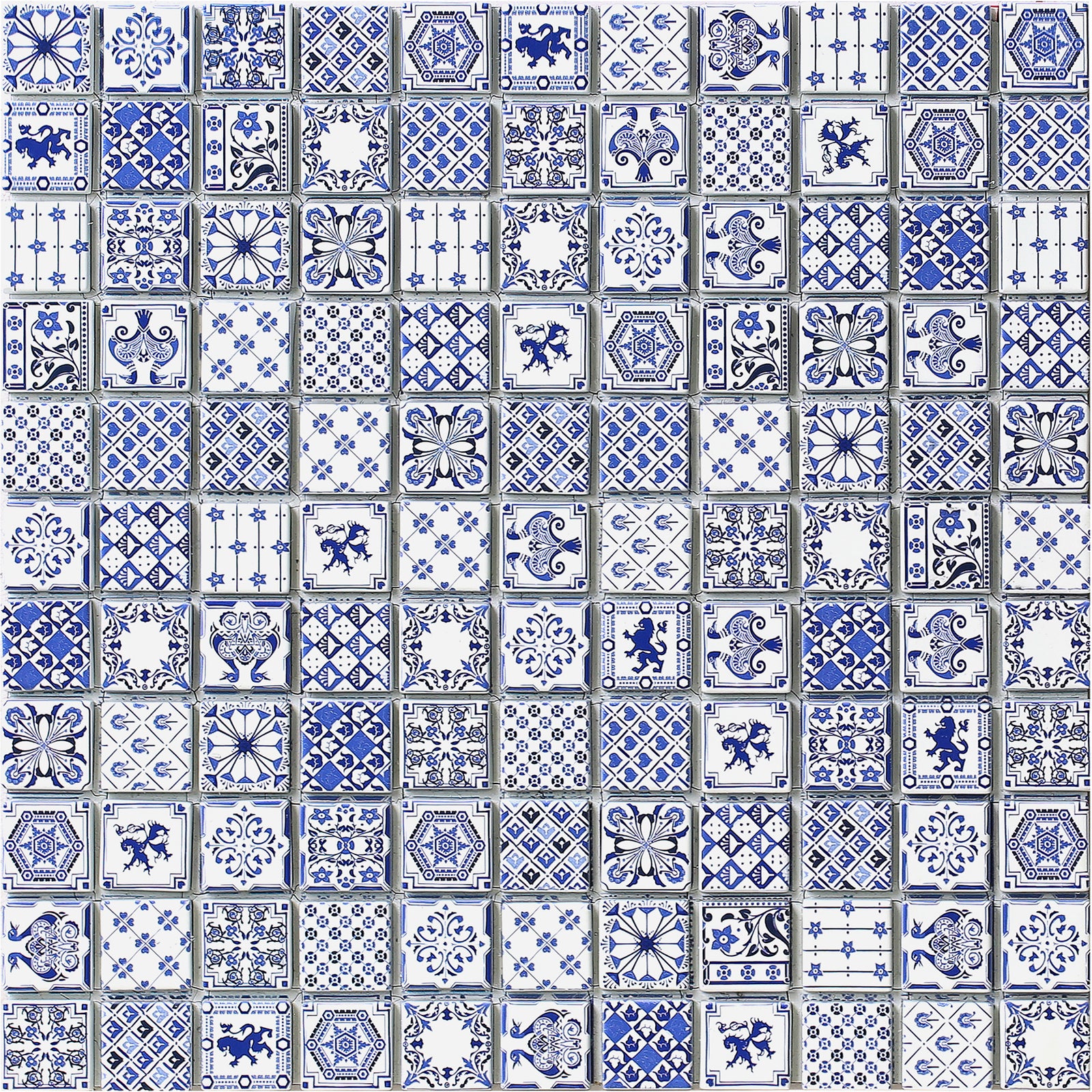 China Blue SelfAdhesive SelfAdhesive Mosaic Tile House of Mosaics