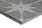 An image showing a corner of the Opulence Smoke Grey Stargazer Tile which shows the thickness of the product.