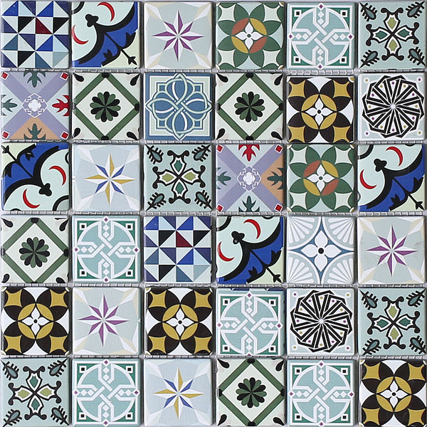 Geo Moroccan Bright Mosaic Tile