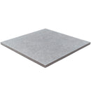 Outdoor Porcelain Tile Bluestone Light Grey side on image, showing the 20mm thickness of the tile.