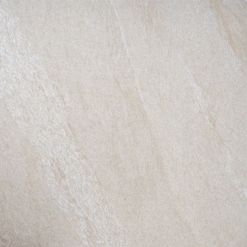 Product image of Outdoor Porcelain 600mm x 600mm x 20mm tile, in Pria, which is a Beige, stone effect tile