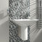 Petrol Marble Mix - Peel and Stick Mosaic Tile