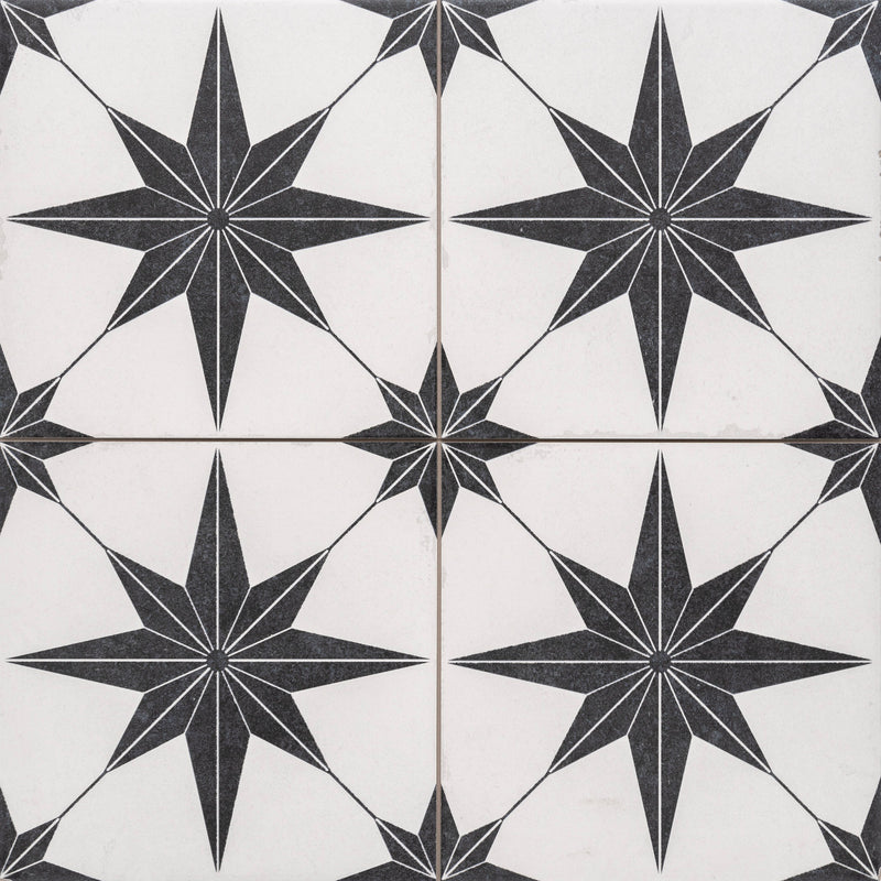 Etoile White Star Pre-Scored Tile
