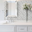 Kensington mosaic lifestlye showing the mosaic being used as a bathroom splashback
