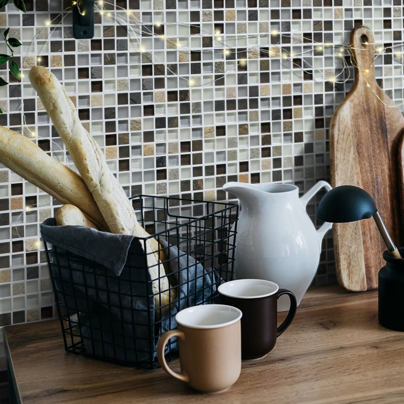 Tuscon Small lifestyle with the mosaic being used on a wall in the kitchen