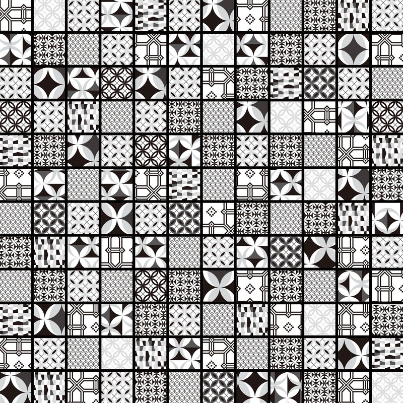 Casablanca Monochrome Peel and Stick Mosaic Tile